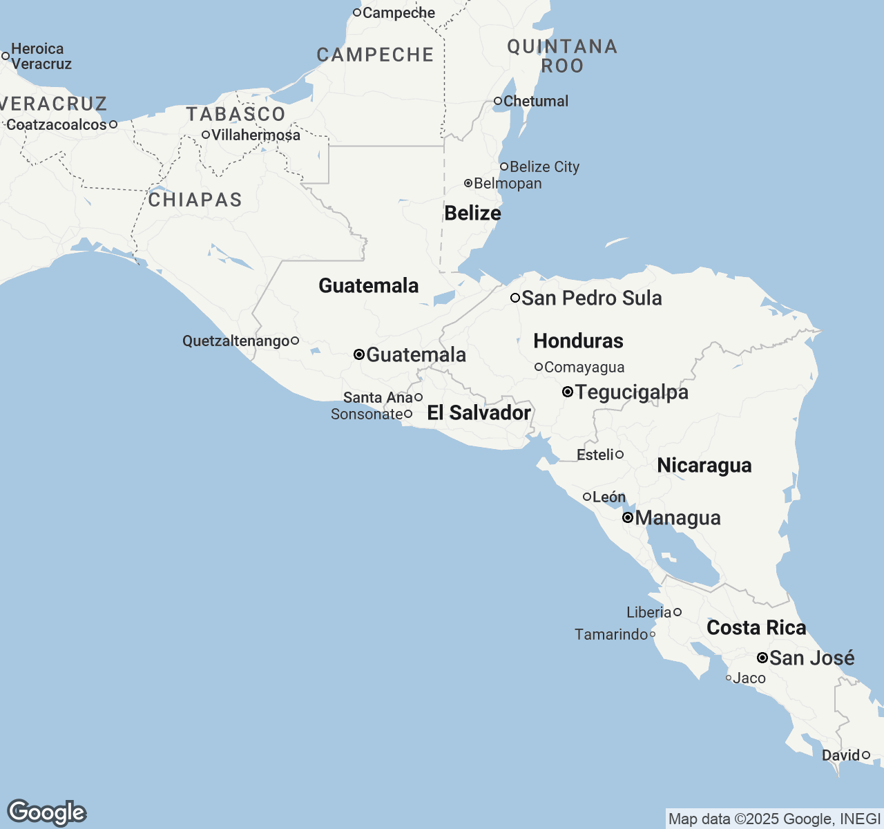 Map of San Salvador